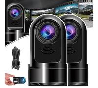 Genérico Aureo Dash CAM, 2024 New Mini Front Dash Camera for Android, 24h Parking Mode, Aureo Dash CAM 360, 1080p HD 360° Rotating Mini Adas Dashcam, Aureo Dashcam (2pcs)