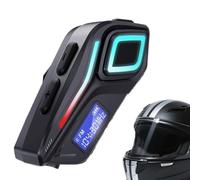 Genérico Auricular Inalámbrico para Motocicleta | Auriculares Inalámbricos para Casco de Moto | Función De Radio FM Impermeables De Comunicación Regalo para Adultos