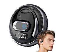 Generico Auriculares abiertos - Auriculares deportivos sobre orejas, auriculares antirruido Autonomía prolongada para gimnasio, viaje, correr, entrenamiento