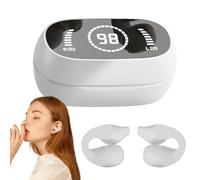 Generico Auriculares Abiertos, Encima - Los Clips En Los Auriculares, De Entrenamiento Auricular Ergonómico, Con Estuche De Carga Inalámbrica Real | Multipurpose Outdoor Indoor Utility Versatile