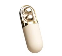 Genérico Auriculares | Auriculares con Vibración - Invisibles Impermeables con Carga USB para Estudiar, Trabajar, Deporte, Viajes y Reuniones