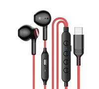 Genérico Auriculares con Cable Tipo C para Juegos competitivos con latencia auditiva para un posicionamiento preciso del Enemigo Auriculares Tipo C