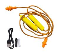 Generico Auriculares con tapón - Auriculares inalámbricos con diseño in-ear, auriculares impermeables antiruido con batería de 12 horas para trabajo - Para la protección auditiva en obras de