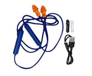 Generico Auriculares con tapón - Auriculares inalámbricos con diseño in-ear - Auriculares impermeables antiruido con batería de 12 horas para trabajo, para la protección auditiva en obras de