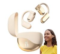 Generico Auriculares de oído abierto - PC ABS 6 x 6 cm | Auriculares verdaderos inalámbricos con micrófono | Auriculares Reducción Ruido Llamadas Nitide | Para aprender desplazamiento y uso diario