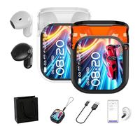 Genérico Auriculares de traducción NE20, Auriculares inalámbricos Bluetooth 5.4 con traducción IA, Pantalla táctil LCD, Resistencia al Agua IPX6, Ideales para Oficina, Deportes y Estudio (2pcs-Mix)