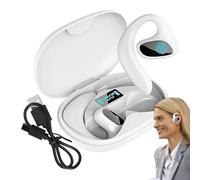 Genérico Auriculares de traducción - Traductor instantáneo de 15 Pulgadas | Auriculares inalámbricos ABS: bidireccionales en Tiempo Real para Viajes, Negocios, Estudios en el Extranjero y