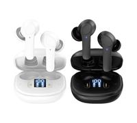 Genérico Auriculares inalámbricos con traductor: Dispositivo de Voz Inteligente, traductor portátil en Varios Idiomas, Auriculares | Usos para Viajar Aprendizaje Trabajo Estudio Conversaciones Prácti