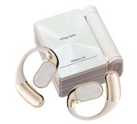 Genérico Auriculares Inalámbricos de Diseño Over-Ear - Auriculares con Estuche De Doble Plegado, Inalámbricos Impermeables con Cancelación Activa de Ruido | para Uso en Casa, Exterior, Deporte