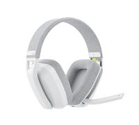 Genérico Auriculares inalámbricos for Juegos BW06 de 2,4 GHz con micrófono y Auriculares Bluetooth(White)