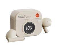 Generico Auriculares inalámbricos para auriculares inalámbricos compactos semi-in-ear con funda de carga - Duración batería extendida y cancelación del ruido para uso con smartphone, juegos, casa y