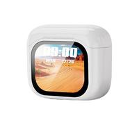 Genérico Auriculares Inteligentes: Auriculares De Traducción, Aūriculares con Pantalla A Color | Intérprete De Idiomas Inteligente 120g Accesorio De Comunicación Multilingüe En Tiempo Real para Viaje