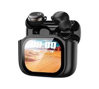 Genérico Auriculares Inteligentes: Auriculares De Traducción, Aūriculares con Pantalla A Color | Intérprete De Idiomas Inteligente 120g Accesorio De Comunicación Multilingüe En Tiempo Real para Viaje