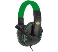 Genérico Auriculares Oficiales Real Betis Balompié - Modelos Gaming con Micrófono e Inalámbricos Bluetooth, Sonido Potente, Máxima Comodidad y Diseño Verdiblanco. (Sí, USB)