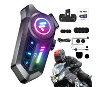Genérico Auriculares para Casco de Motocicleta inalámbricos con Dos Altavoces, Auriculares de comunicación para Ciclismo | para desplazamientos Diarios, Viajes, Motocicletas, Motos de Cross, Motos