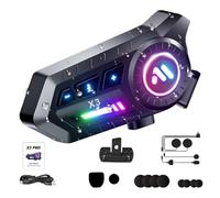 Genérico Auriculares para Moto - Auriculares Inalámbricos para Casco con Doble Altavoz - para Motos De Nieve Exterior,para Viajes Diarios en Motocicleta, Moto de Cross, Motonieve y Actividades