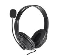 Genérico Auriculares para PC con micrófono | Auriculares USB con cancelación de Ruido de micrófono | estéreo con botón de Silencio para teléfono para computadora portátil Oficina en CAS