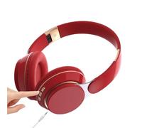 Genérico Auriculares para Trabajo Auricular con Sonido Estéreo Transpirable | Auriculares Portátiles Inalámbricos Para: Familia, Amigos, Colegas, Teléfono, Gimnasio, Oficinas, Portátil, Videojuegos Rojo