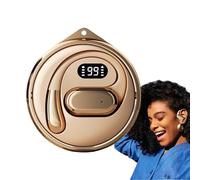 Generico Auriculares traslantes Ai - Auriculares inteligentes inalámbricos | Auriculares de traducción multilingüe Open Ear con asistencia de voz en real para aprender viajes de negocios