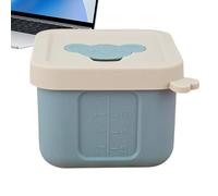 Genérico Auslaufsichere Saucen Box Mit Deckel - Wiederverwendbarer Silikon Dip Behälter | Tragbare Gewürz Aufbewahrungsdose | Reise Lunch Dressing Eisform Für Schule Picknick Wandern Party Küche