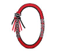 Genérico Authentic Graduation Lei, Woven Collectible Necklace, Class of 2026 Ribbon Grad Lei, Lightweight Sturdy Handmade, for Boys Girls Teens Bachelor University Party Ceremony Photography Use