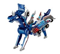 Genérico Auto Change - Transforming Play Car, Interactive Vehicle with Bump Reaction, Cartoon Racer with Mechanism for Young Players, Dinosaur Toy, Collision Transform Car Kids Use