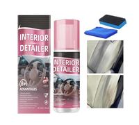 Genérico Auto Interior Cleaner - 100ml Multipurpose Detailing Stain Remover, All-Purpose Car Interior Cleaners Spray for Leather Glass Upholstery Dashboard Seat Vehicle Truck