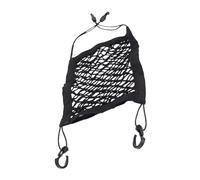 Genérico Auto Organizer Sitznetz & Hundebarriere | Elastisches Mesh Aufbewahrungsnetz Zwischen Vordersitzen | Doppelschicht Kfz-Gepäcknetz Für Handtasche Tasche & Snacks | LKW SUV