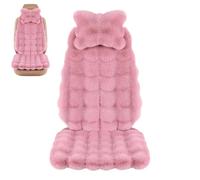 Genérico Auto Seat Cover Set - 45x45x63cm Silicone Plush Winter Cushion | Soft Car Seat Accessory | For Travel Business Trip Made of Plush Materials and Gives You Great Lumbar