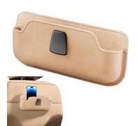 Genérico Auto Seat Gap Filler - Sunglasses Holder for Vehicles | Adhesive Interior Case with Multi-Purpose Storage, Car Organizer Accessory for Phones Keys Eyeglasses
