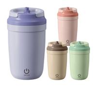 Genérico Auto Self Stirring Mug - Electric Stainless Steel Cup for Coffee | ABS Body with PP Lid, 400ml Capacity, Handy Mixing Tumbler, Easy to Clean, Smart Tea Chocolate Accessory