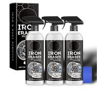 Genérico Auto Spray para Eliminador de Oxido, Iron Eraser Rust Remover Spray 120ml, Spray Quitamanchas para Llantas y Pintura de Coche, Limpieza Profesional de Las Superficies de los vehículos (3PC)