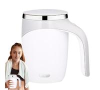 Genérico Auto Stir Coffee Mug, recargable magnética Mixing Cup for Tea, Milk, Self Stirring Insulated with Touch, Home, Kitchen, Travel, Breakfast Table, Daily Use