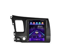 Genérico Autoestéreo Android 15 de 9,7 Pulgadas Doble DIN para Honda Civic 2005-2012 con Car Play, cámara Trasera, Control Desde el Volante, Bluetooth, GPS, Radio FM y WiFi (C4 8+128G)