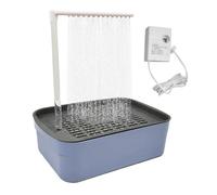 Genérico Automatic Bird Bath- 21.5x34cm/Parrot Bathtub Bird Water Bowl For Lovers, Families Cycle Fountain Solar Feature Indoor with Running Cage Accessories Canary Budgies with Circulating Faucet