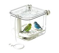 Genérico Automatic Bird Bath Tub Circulating Cage Shower For Pet Birds