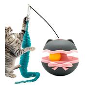 Genérico Automatic Cat Toy | Cat Toy - Self Entertaining Teaser, Bell Wand | Battery Operated Rotating Smart Enrichment Device, Bite Resisting Automatic Exercise Tool with Sounding Component Fo