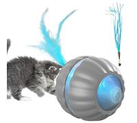 Genérico Automatic Cat Toy, Interactive Rolling Ball, Electric Moving Ball Kitten Accessories 2.95x2.95x1.97 Inches, Indoor Play Exercise Toy for Cats, Boredom, Training and Entertainment