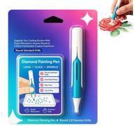 Genérico Automatic Diamond Painting Bead Dispenser, Wax-Free Auto Bead Picker Tools with Comfortable Grip for 2.8mm Round Drills, Precision Beads Placement Pen for DIY Craft Lovers