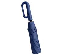 Genérico Automatic Folding Umbrella - Wind Resistant Rain Umbrella | Compact Travel with Auto Open Close Button, UV Blocking Canopy with Carabiner Grip Handle, Weather Protection Accessory