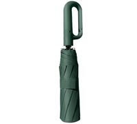 Genérico Automatic Folding Umbrella - Wind Resistant Rain Umbrella | Compact Travel with Auto Open Close Button, UV Blocking Canopy with Carabiner Grip Handle, Weather Protection Accessory