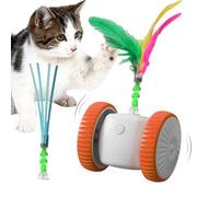 Generico Automatic Interactive Cat Toy, Moving Indoor Playmate for Kittens, Intelligent Cat Exercise Toy for Active Cats, Mental Stimulation Play Toy for Cats, Engaging Cat Entertainment
