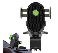 Genérico Automatic Lock Phone Holder For Car Dashboard - ABS Direct View Navigation Clip Universal Fit - Vehicle Instrument Panel Mount Cell Phone Stand - No Vibration