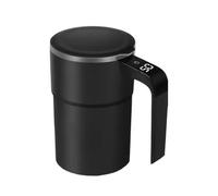 Genérico Automatic Magnetic Stirring Coffee Mug, 3.1x5.4 Inches Mixing Cup with Electric Feature, Sturdy Stainless Steel Vessel, Rotating Base with Modern Style, Coffee Mug for Household and Office