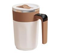 Genérico Automatic Self Stirring Coffee Mug - 400ml Electric Mixing Cup with Magnetic Stirrer | Rechargeable Mixer Cup with Temperature Display, Portable Stirring Mugs for Coffee, Milk, Cocoa