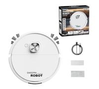 Genérico Automatic Vacuum Robot - Floor Cleaning Unit | Compact Size with Strong Suction Control, ABS Housing Vacuum with Rechargeable Power, Smart Cleaning System for Living Room Bedroom Areas