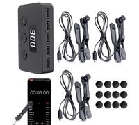 Generico Automatischer | Wiederaufladbarer Finger Clicker - Kontinuierlicher Physischer Taster mit Einstellbarer Geschwindigkeit für App Tests Live Streams Social Media - Fernarbeit