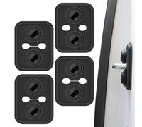 Genérico Automotive Door Edge Guard - 4-Piece Latch Cover, Anti-Shock Noise Reduction Flexible Protection for Car Vehicle | for Truck SUV RV Driver Men Women Safety Maintenance