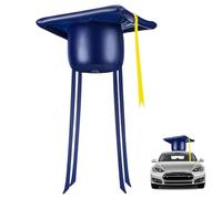 Genérico Automotive Exterior Accessories - PVC Inflatable Graduation Hat Car Roof Decor | Vehicle Exterior Inflatable Cap Decoration | Fun Car Top Decoration For Sedan Truck SUV Trailer ATV