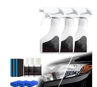 Genérico Automotive Headlamp Restoration Fluid Oxidized, Multifunctional Headlight Cleaner, Removes Yellowing & Oxidation, Durable Headlight Repair Kit for All Vehicle Types (3 PCS)